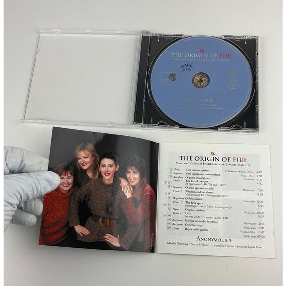 2004 The Origin of Fire Music & Visions of Hildegard von Bingen CD Anonymous 4 A - Picture 7 of 8